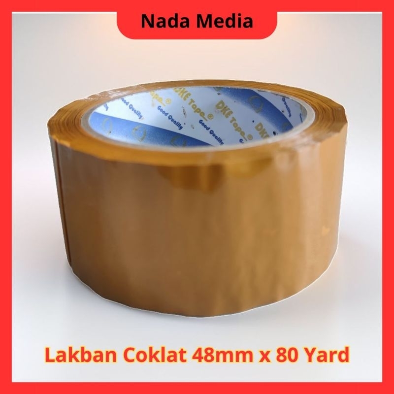 

1 Pcs Lakban / Opp Coklat 48mm x 80 Yard