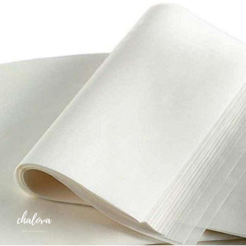 [PAK] BAKING PAPER / KERTAS ROTI PUTIH ANTI LENGKET ISI 25 LEMBAR
