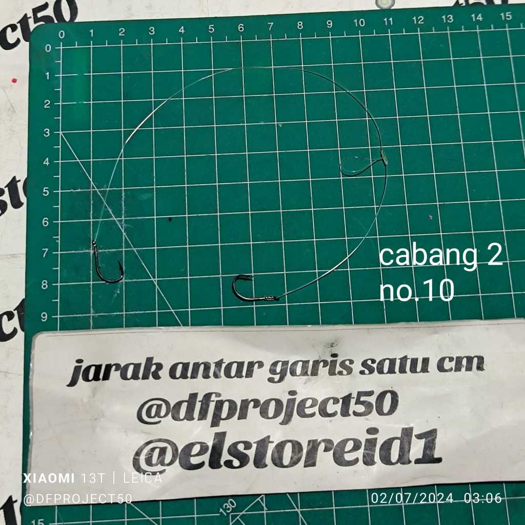 RANGKAIAN PANCING CABANG 2 KENCEH TANPA MEREK NO LABEL HANDMADE