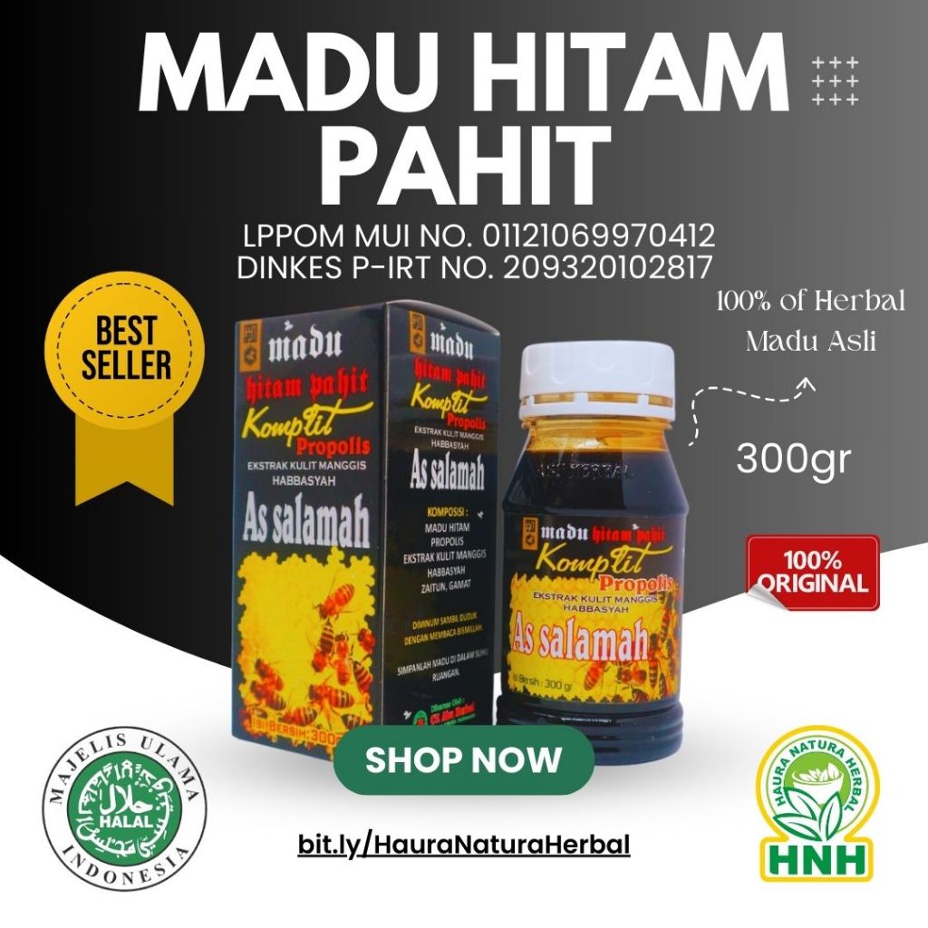 

Termurah HERBAL DIABETES - Madu Hitam Pahit Assalamah 100% oroginal