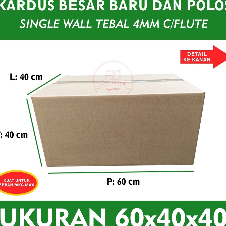 

Terbatas Kardus Karton Box Packing Polos Corrugated 6x4x4