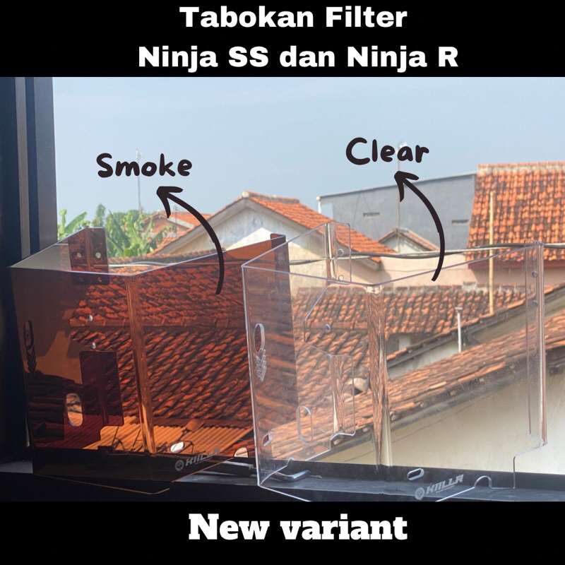 Tabokan Filter Ninja R Ninja Ss Akrilik Karbu Ninja R Bahan Akrilik Tebal