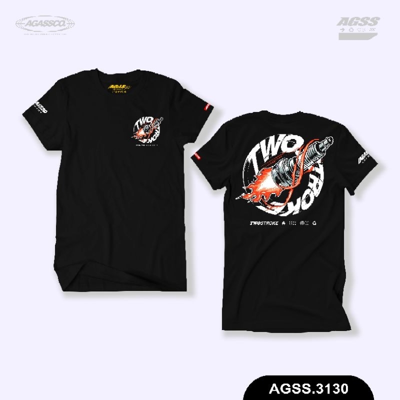 T-SHIRT TWO STROKE / T-SHIRT 2STROKE / KAOS AGASSCO