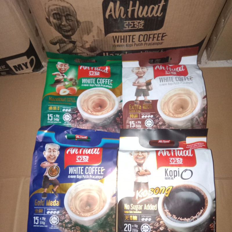 

Ah Huat Coffee Semua variant rasa 1dus