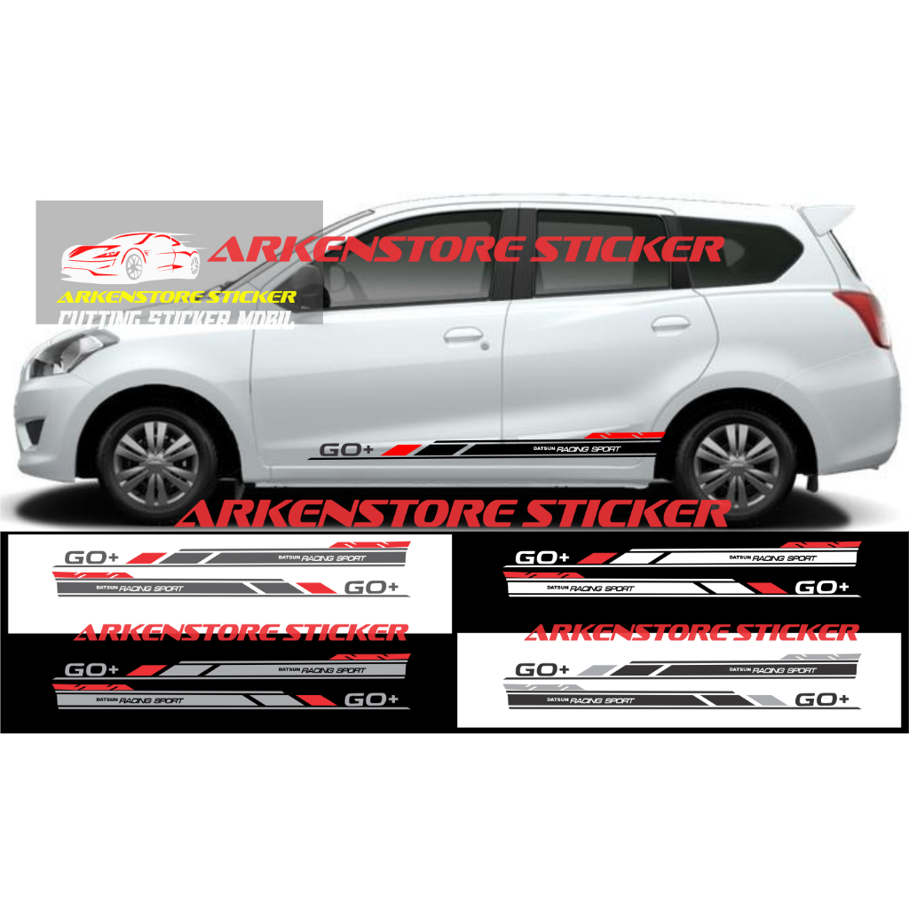 Sticker  datsun GO+ sticker stiker mobil GO+ sticker list GO+ Panca
