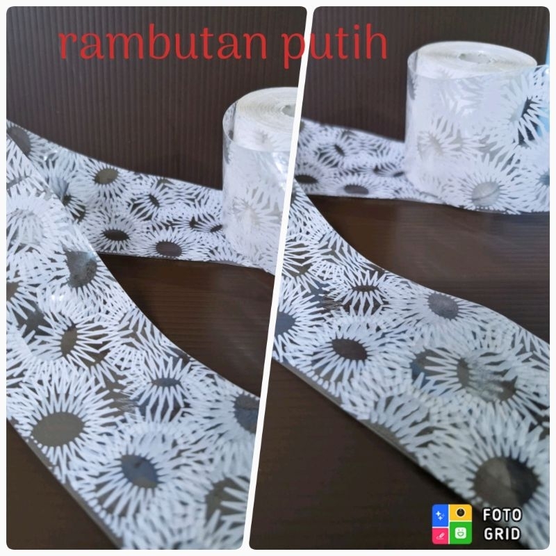 

Plastik Motif Roll untuk Pinggiran Cake / Sliced Cake