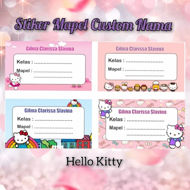 

Stiker Mapel Custom Nama isi 20 Stiker | Satu Hari Jadi