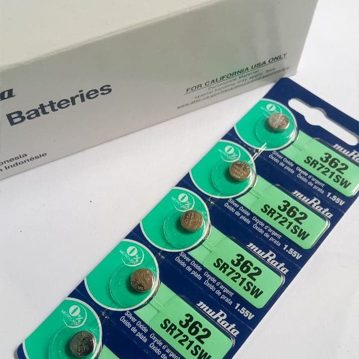 Baterai Murata SR721SW / 362 / SR 721 SW Original Baterai Murata Kancing Batre Battery Batrai Jam Ta