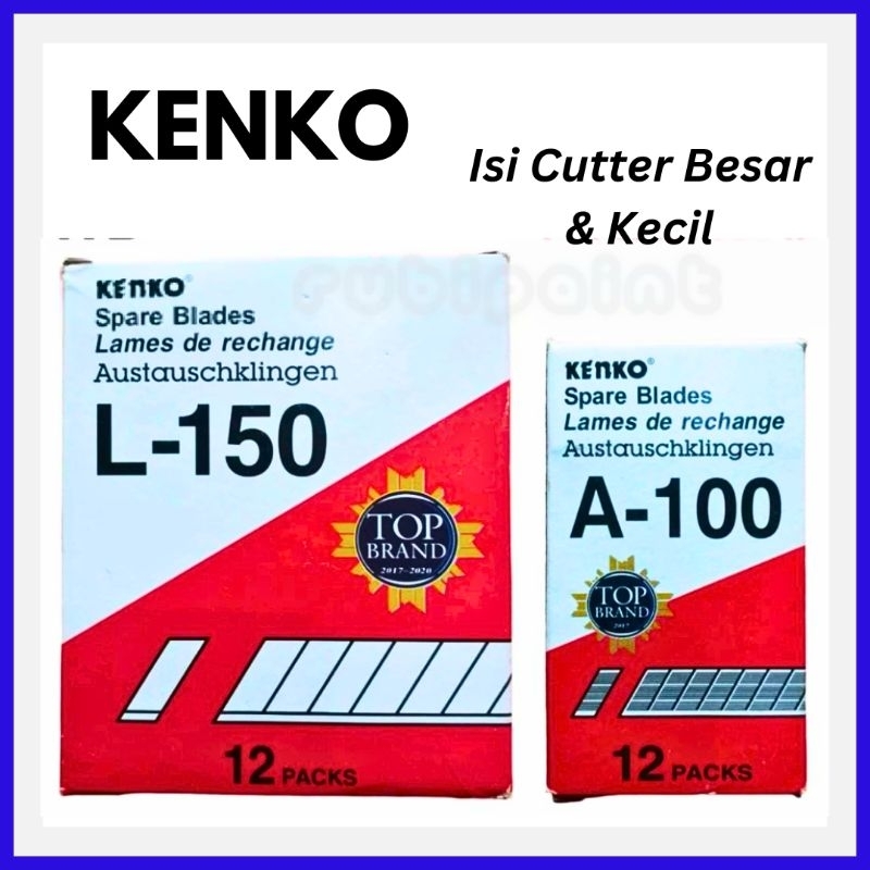 

Cutter Blade - isi Cutter Kenko Besar dan Kecil (Refill)