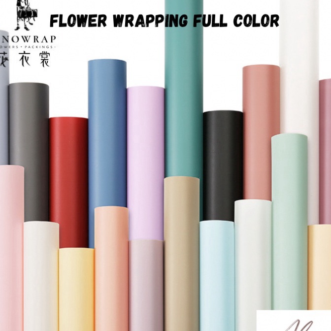 

Pilihan Flower Wrapping Paper Full Color OPP Cellophane Kertas Buket Bunga Sinowrap