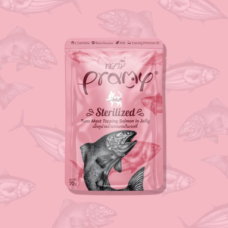 Cat Wet Food PRAMY Sterilized / Makanan Basah Kucing 70 gr