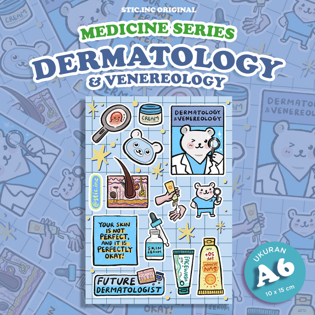 

Dermatology & Venereology - Stic.Inc Med Series - Stickersheet A6