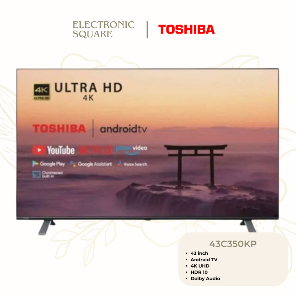 LED TV TOSHIBA 43 Inch 43C350KP 4K UHD Android TV