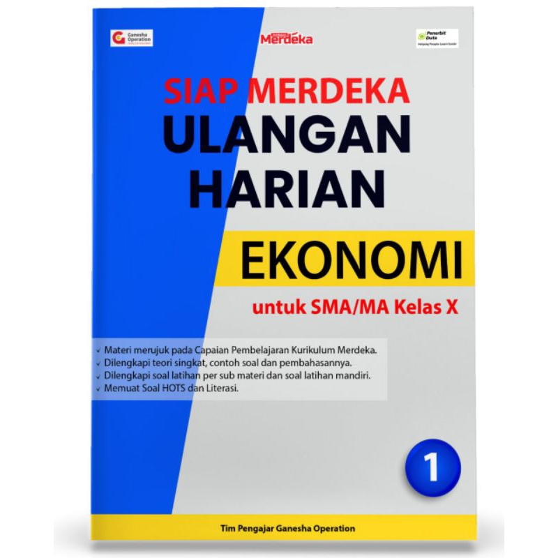 

SIAP MERDEKA ULANGAN HARIAN: Ekonomi SMA/MA Kelas X