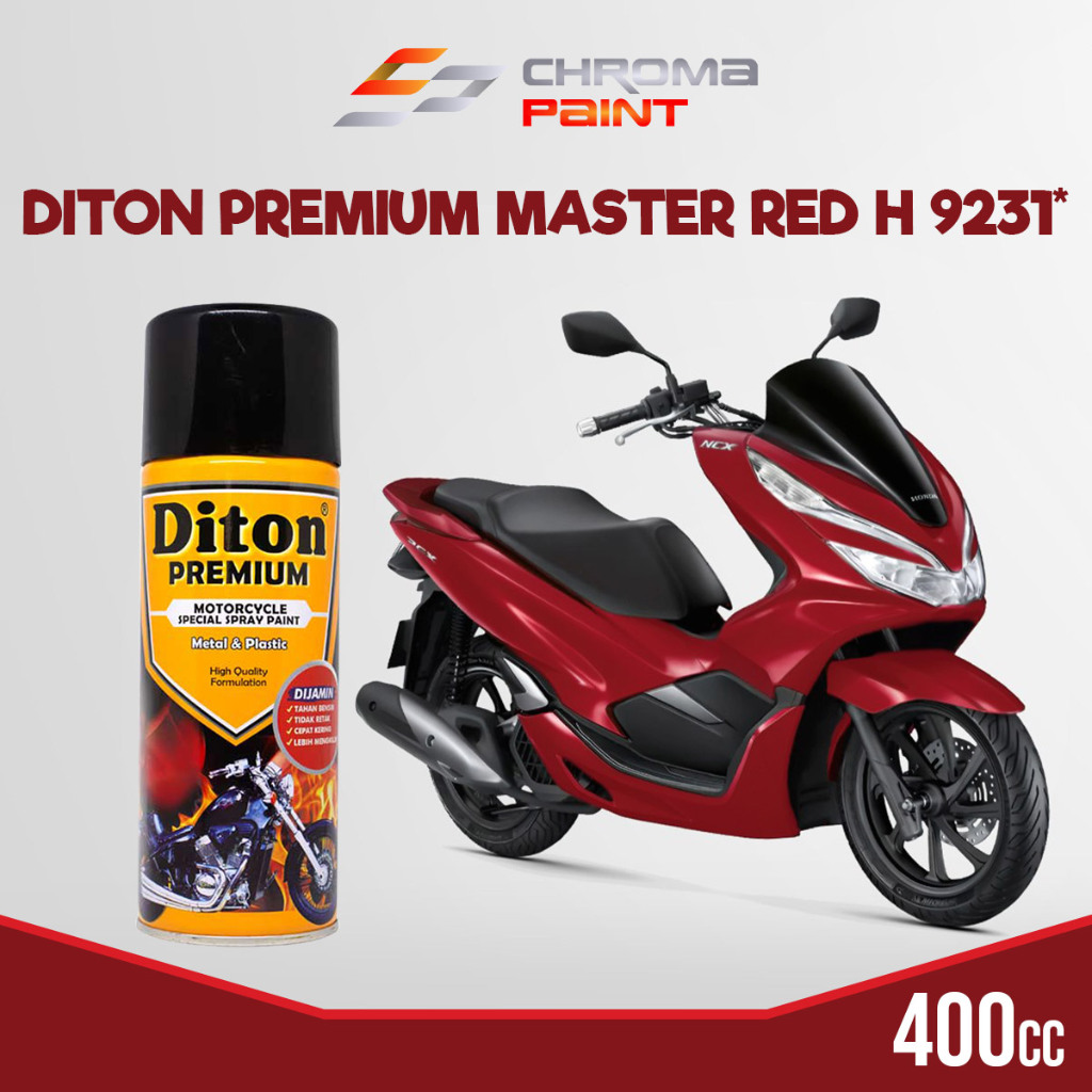 Cat Semprot Diton Premium Honda Color Warna Merah - Masterd Red H 9231