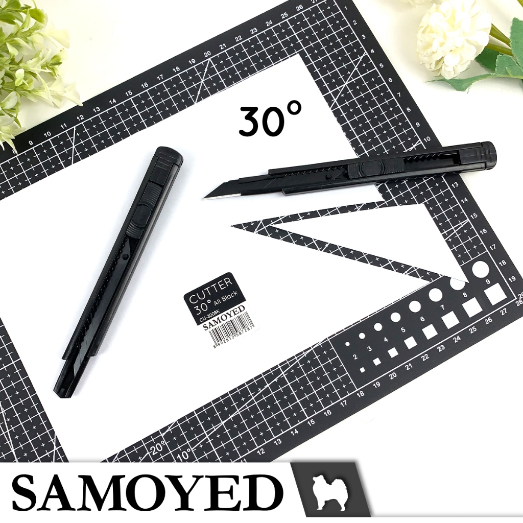 

Cutter / Kater Kecil Hitam 30 Derajat / Degrees Stainless All Black Samoyed CU-300BK