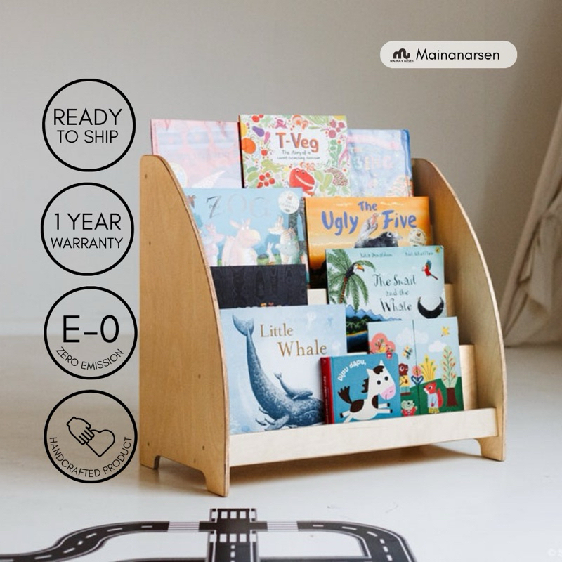 Rak Buku Montessori | Bookshelf | Rak Buku Anak