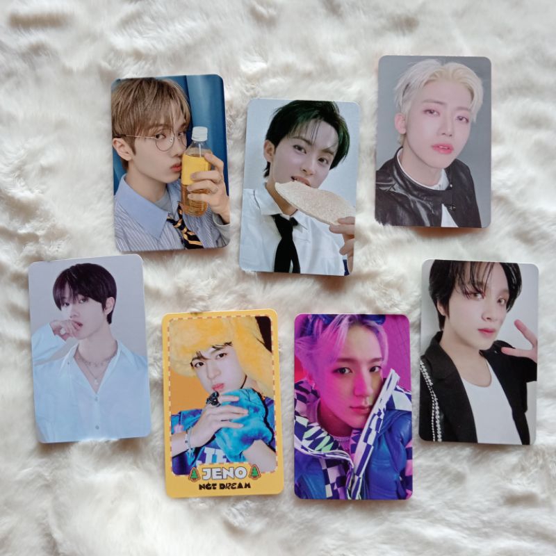 PHOTOCARD OFFICIAL NCT DREAM ─ jisung ld applemusic mark kerupuk ld everline jaemin smoothie