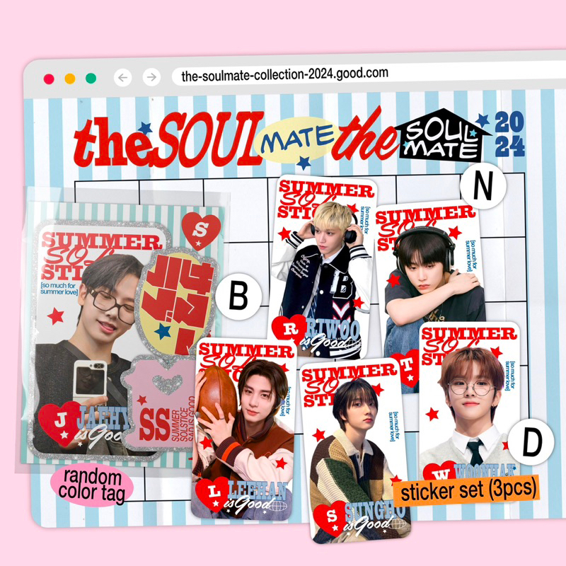 

BOYNEXTDOOR BND sticker set id photo - the SOULmate