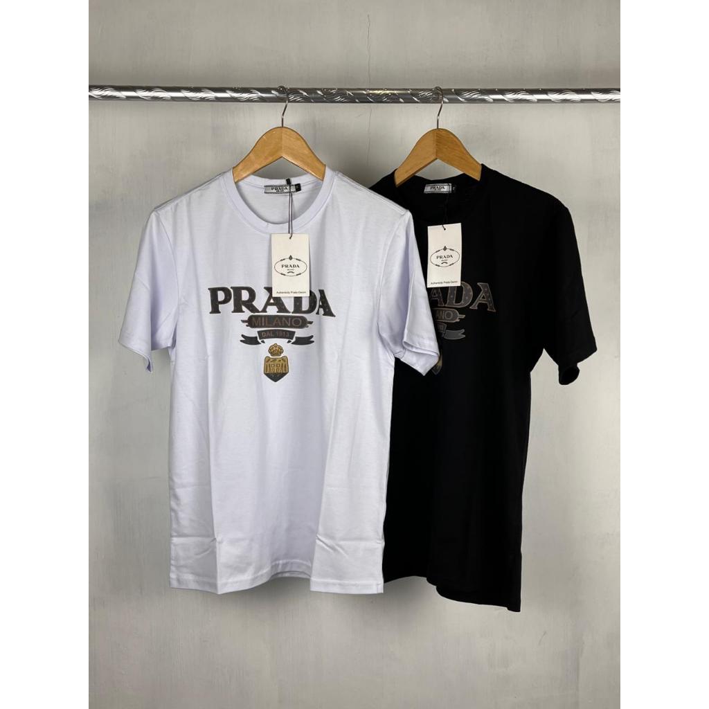 Baju Koas Pria Premium-Kaos Pria Lengan Pendek-Kaos Prada Terbaru