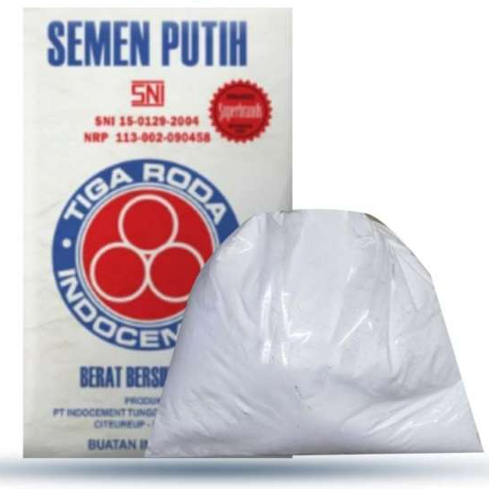 SEMEN PUTIH KILOAN CAP TIGA RODA/ SEMEN PUTIH TIGA RODA / SEMEN PUTIH KILOAN 1 KG