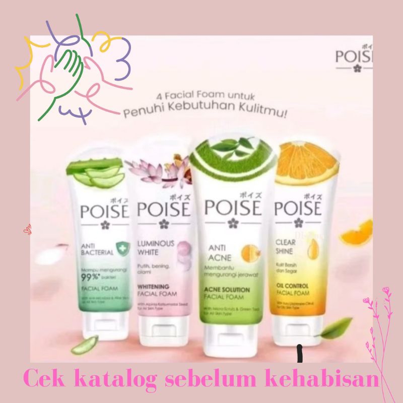 POISE FACIAL FOAM 100ML