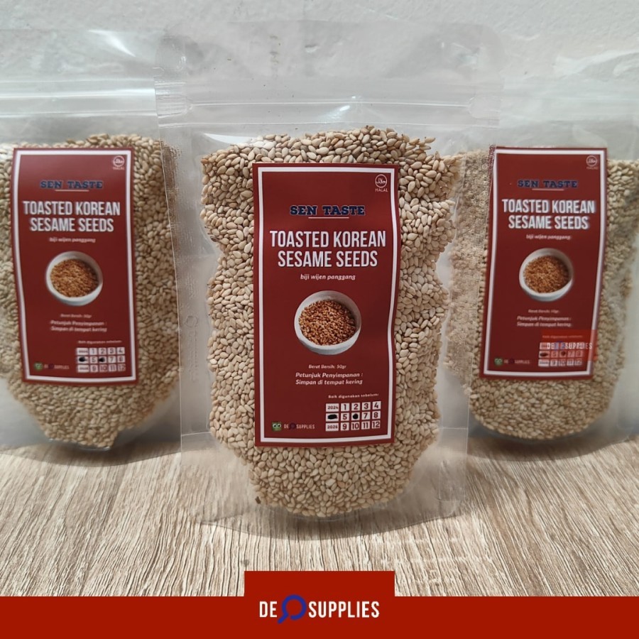 

Biji Wijen Panggang 50gr - Roasted Sesame Seeds Wijen Sangrai Java