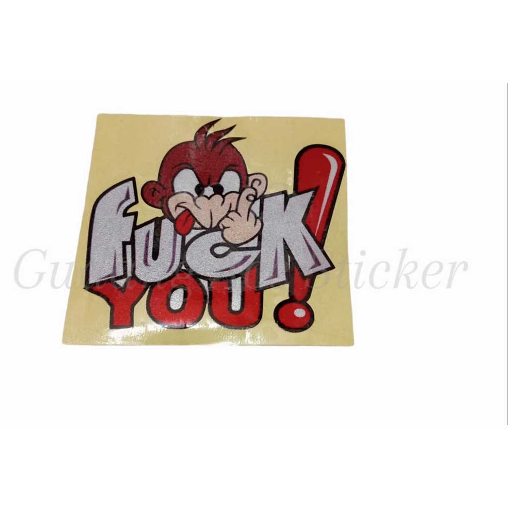STICKER SCOTLITE MOTIF MONKEY