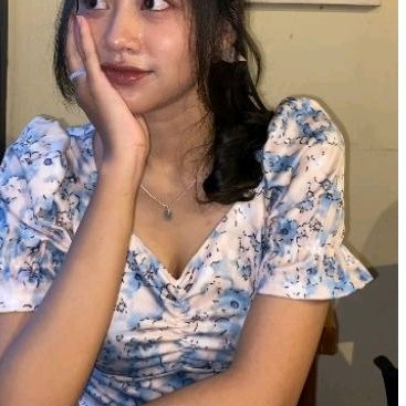 Preloved Dress Bunga-bunga Floral Dress