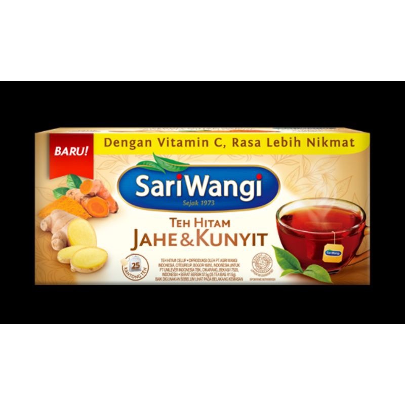 

teh sariwangi jahe kunyit 25 s