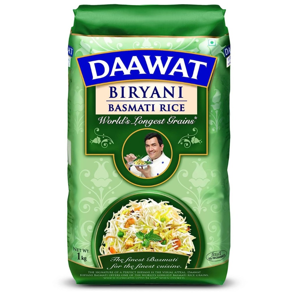 

Daawat Biryani Basmati Rice 1kg | Beras Basmati | Beras India | Indian Rice