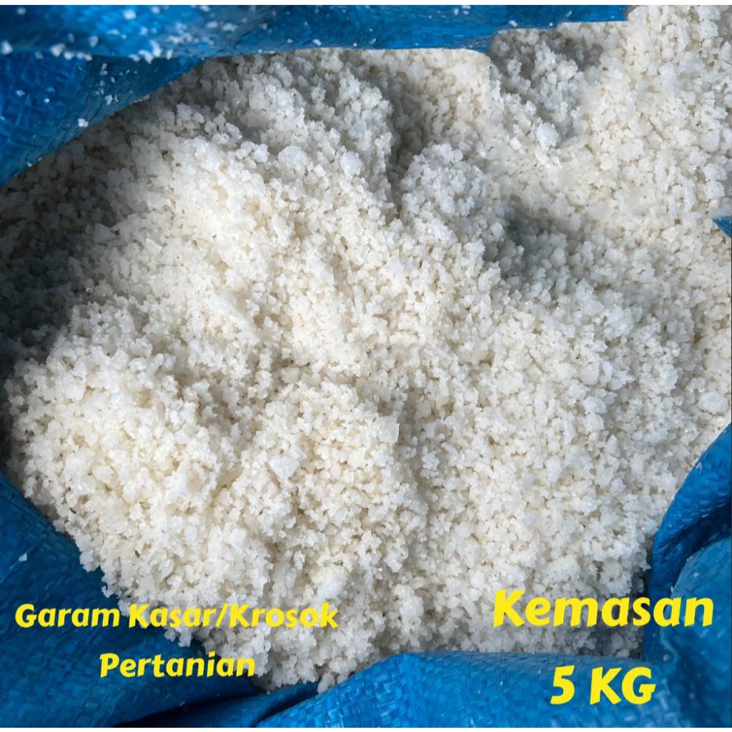 

garam pertanian/ garam kasar/ garam krosok kemasan 5 KG