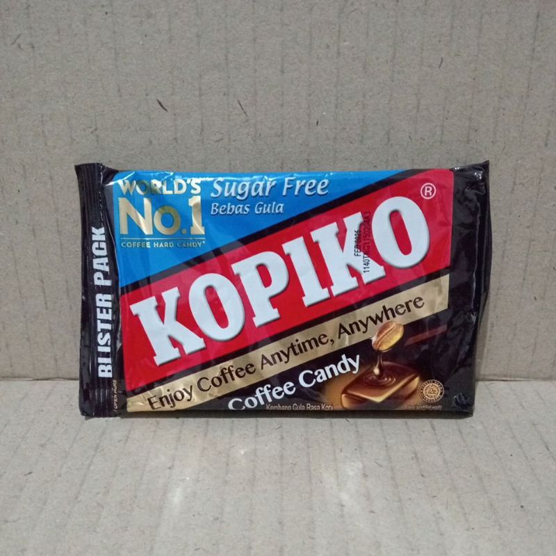 

Kopiko Permen Coffee Sugar Free Pack Isi 8