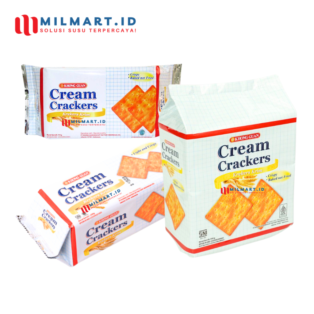 

KHONG GUAN CREAM CRACKERS BISKUIT BISCUIT KHONGGUAN MALKIST KRACKERS KELAPA