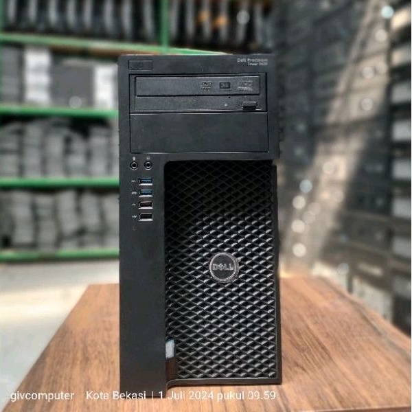 PC  SERVER DELL PRECISION 3620 CORE I5 7500 GENERASI 7 RAM 8 GB HARDISK 1 TB Hdmi mantap