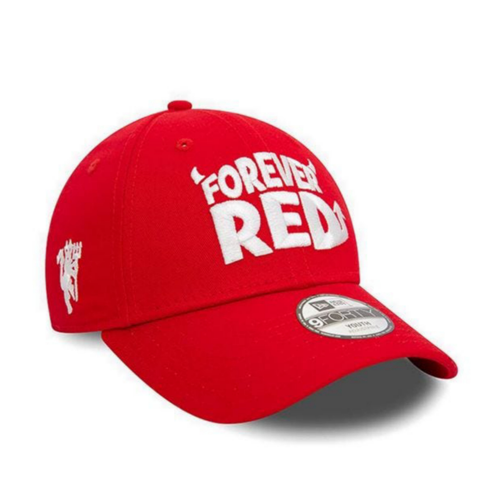 Topi Anak New Era Cap Manchest*r United Forever Red Kids 9Forty Adjustable Original