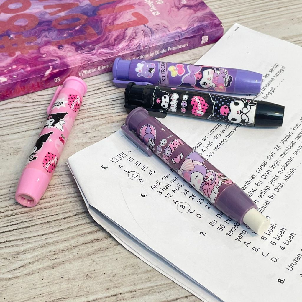 

Penghapus Cetek Depressible Sanrio keperluan sekolah anak fancy lucu atk COD imut termurah