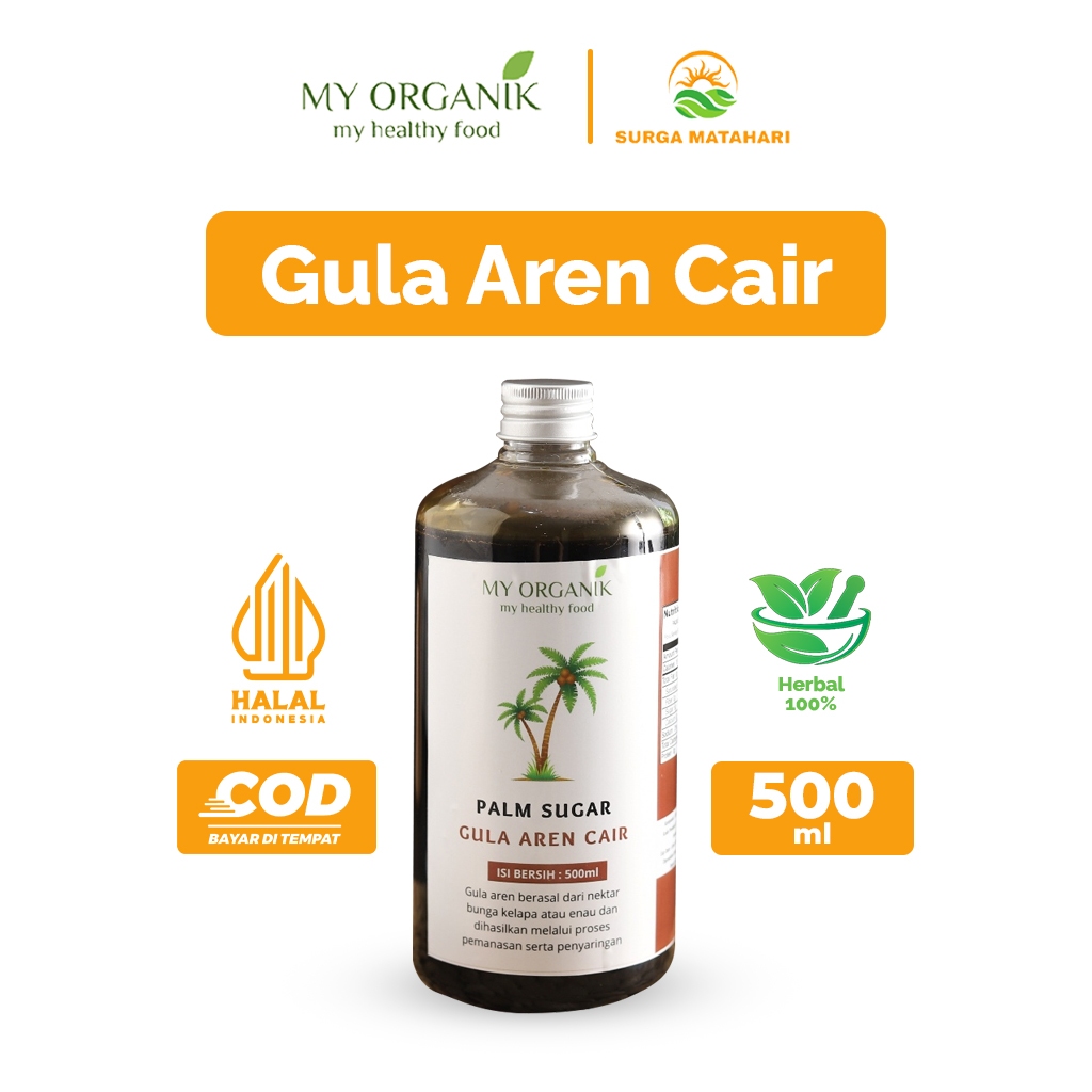 

My Organik Gula Aren Cair Murni Premium High Quality Pure Liquid Palm Sugar Asli 100%