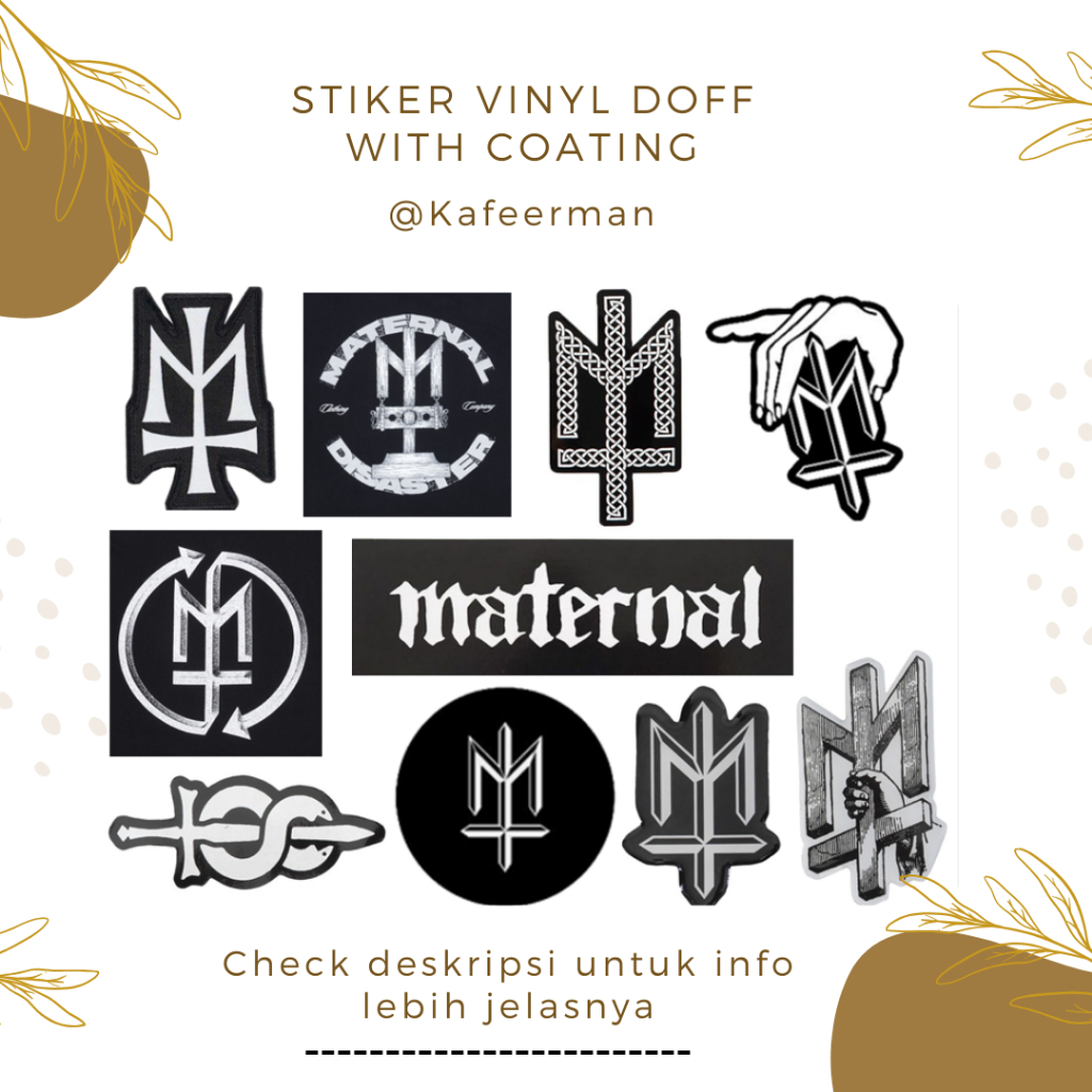 

STIKER MATERNAL DISASTER ISI [10PCS]