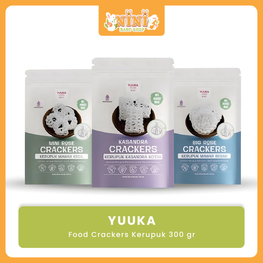 

Yuuka Food Crackers Kerupuk 300 gr