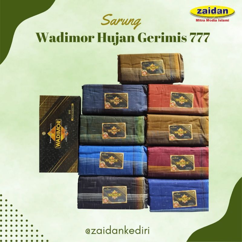 Sarung Wadimor motif Hujan Gerimis 777