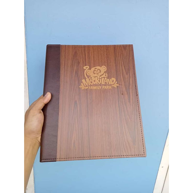 

cover menu cafe custom logo logo di grafir