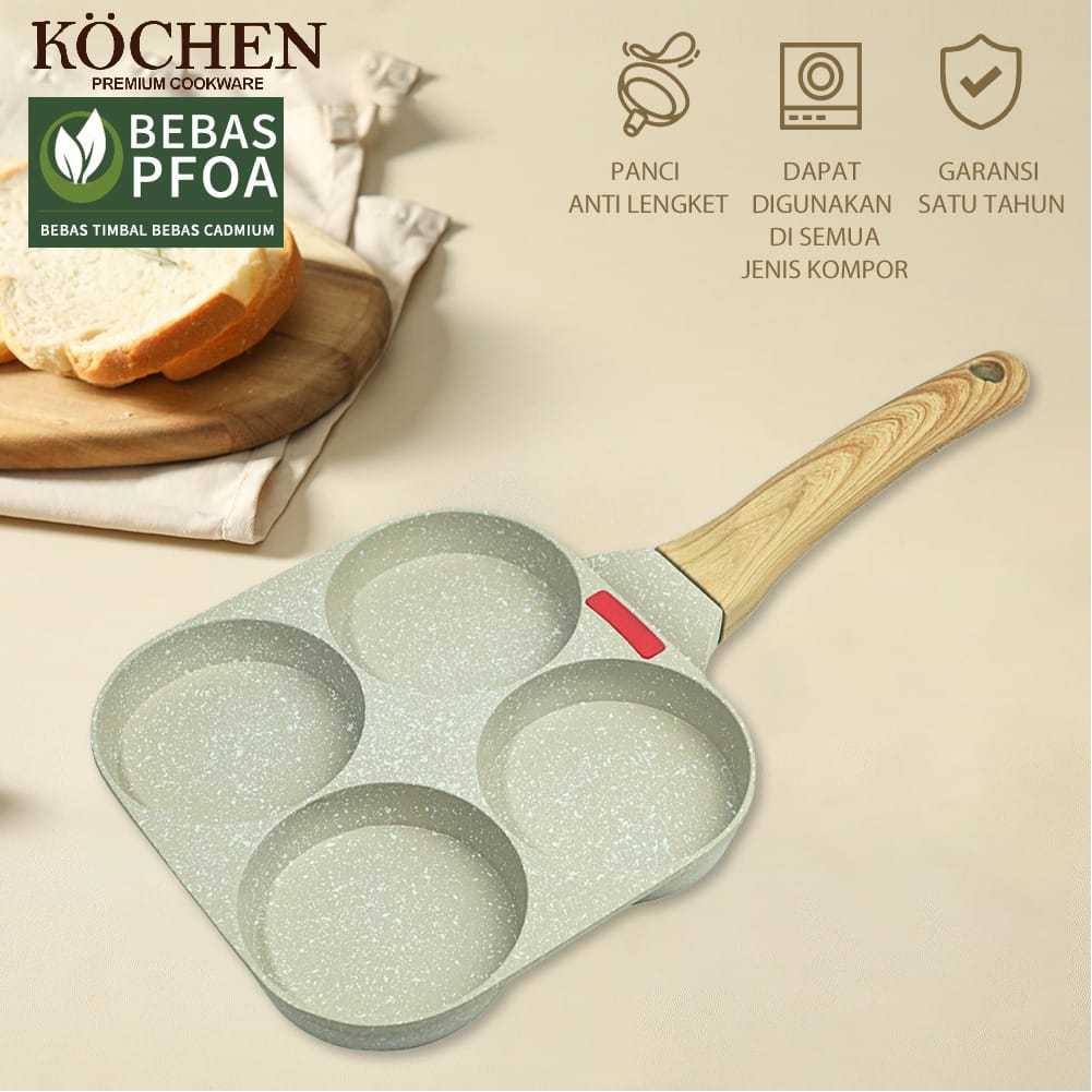 EGG PAN GRANITE Anti Lengket Kochen Cookware