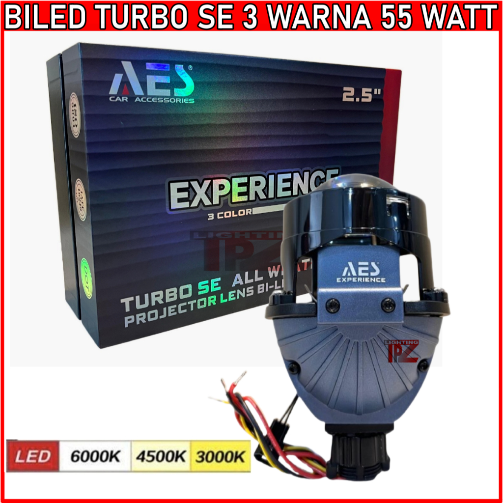 ORIGINAL BILED AES TURBO SE 3 WARNA 2,5 INCHI 55 WATT BILED WST AES GEN 3 BILED WST AES  BILED ALL W