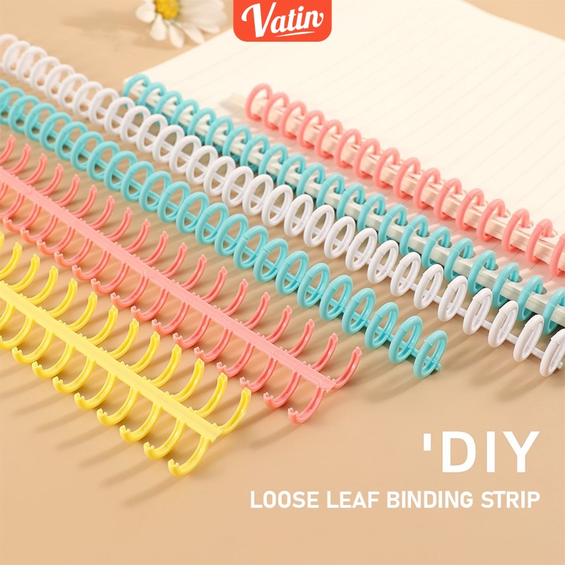 

HARU Ring Binder Plastik Spiral 30 Lubang Untuk Loose-leaf paper A4 B5 A5 A6 A7-Vatin_Shop