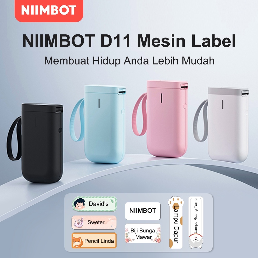 

NIIMBOT D11 D11 Pencetak Label Pintar Portabel dengan Bluetooth Nirkabel Mesin Pembuat Label KODE W3N3