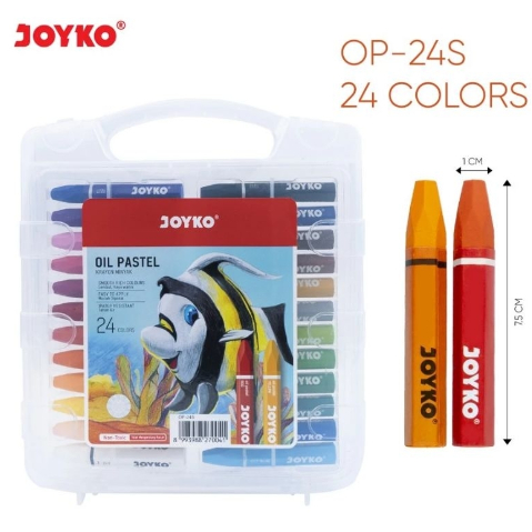 

JOYKO - Crayon OP-24S / Krayon Minyak Oil Pastel 24 Warna