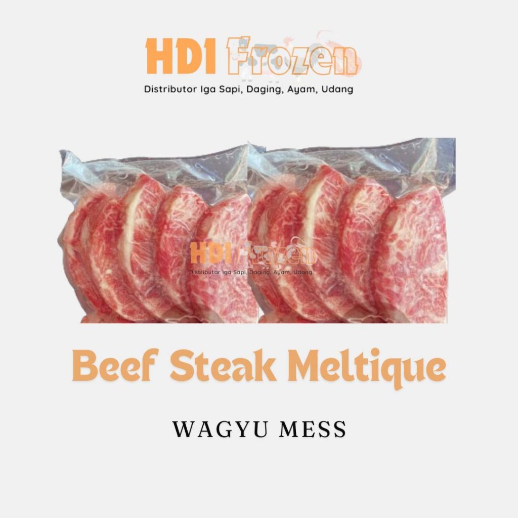 

Beef Steak Meltique Wagyu Mess - Premium Quality - HDI Frozen