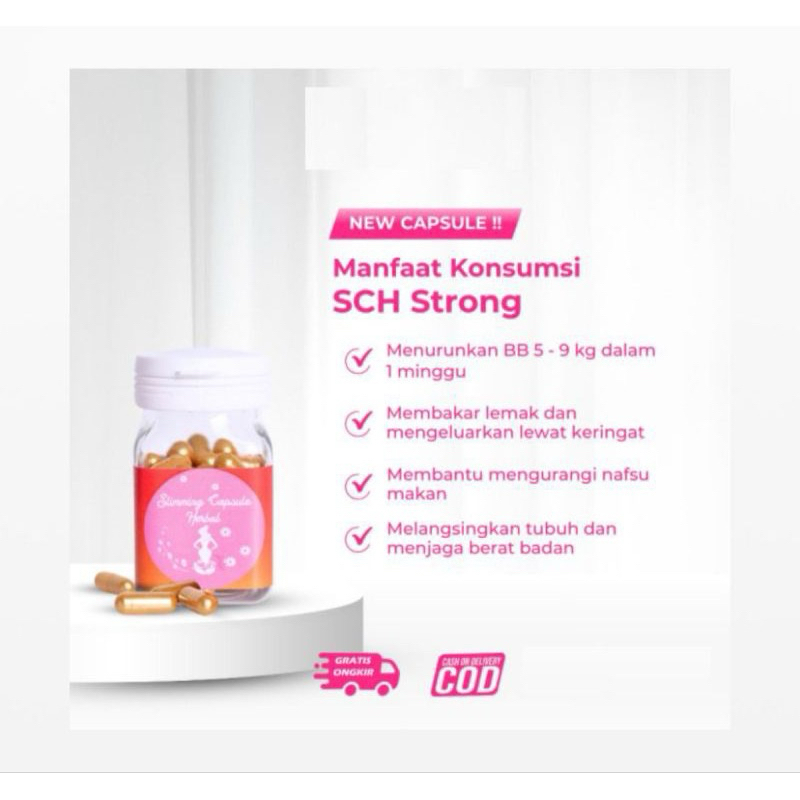 Strong 30 kapsul full slimming capsule herbal  Slimming Capsul Herbal Strong