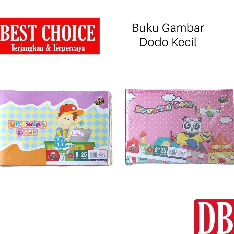 

Buku Gambar DODO kecil 8 lembar 25 pcs KODE L8X6